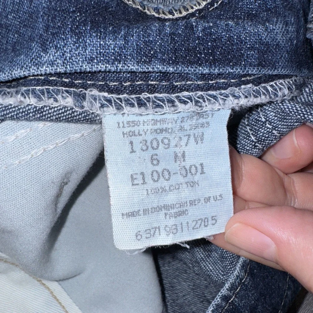 Vintage Riders by Lee High Rise Jeans Sz 6 Medium Wash 100%‎ Cotton Straight Leg